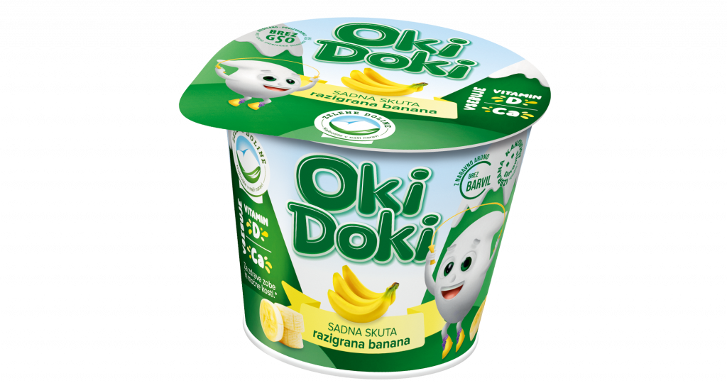 Oki Doki sadna skuta razigrana banana