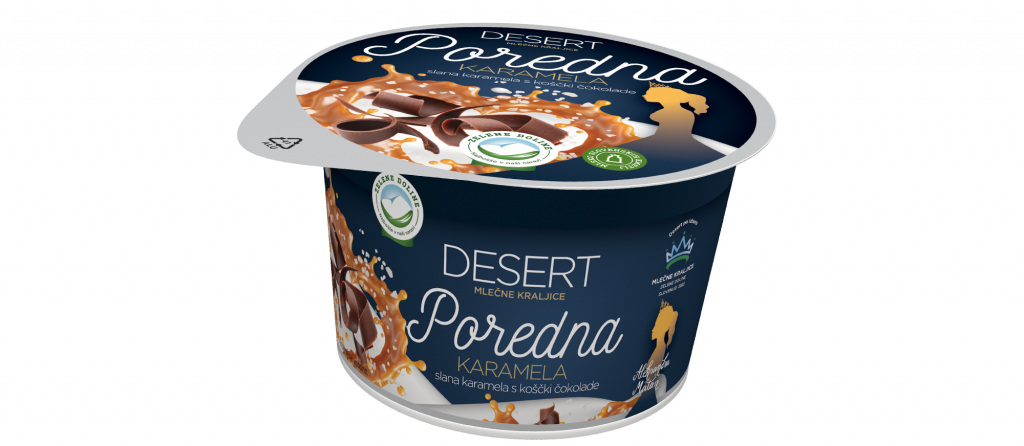 Desert mlečne kraljice poredna karamela