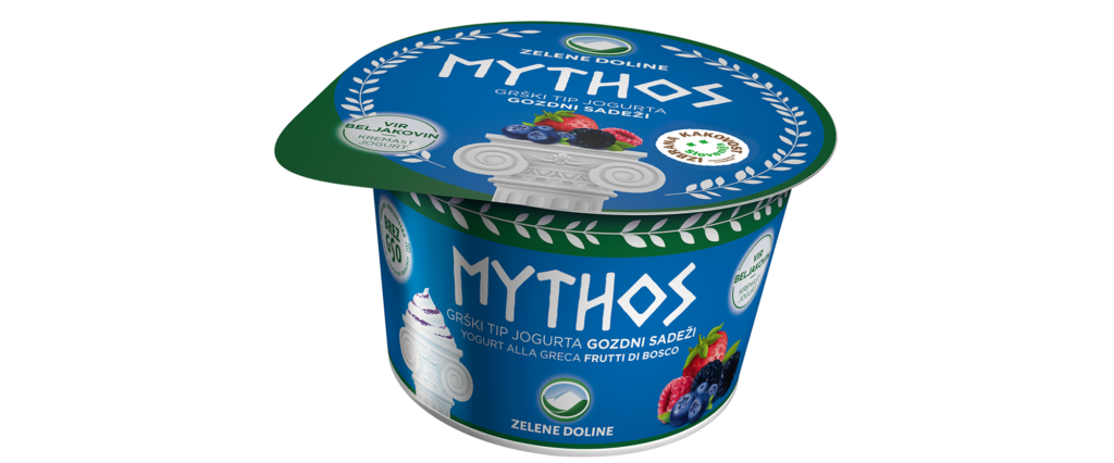 Mythos grški tip jogurta gozdni sadeži