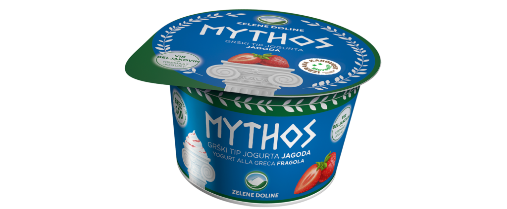 Mythos grški tip jogurta jagoda