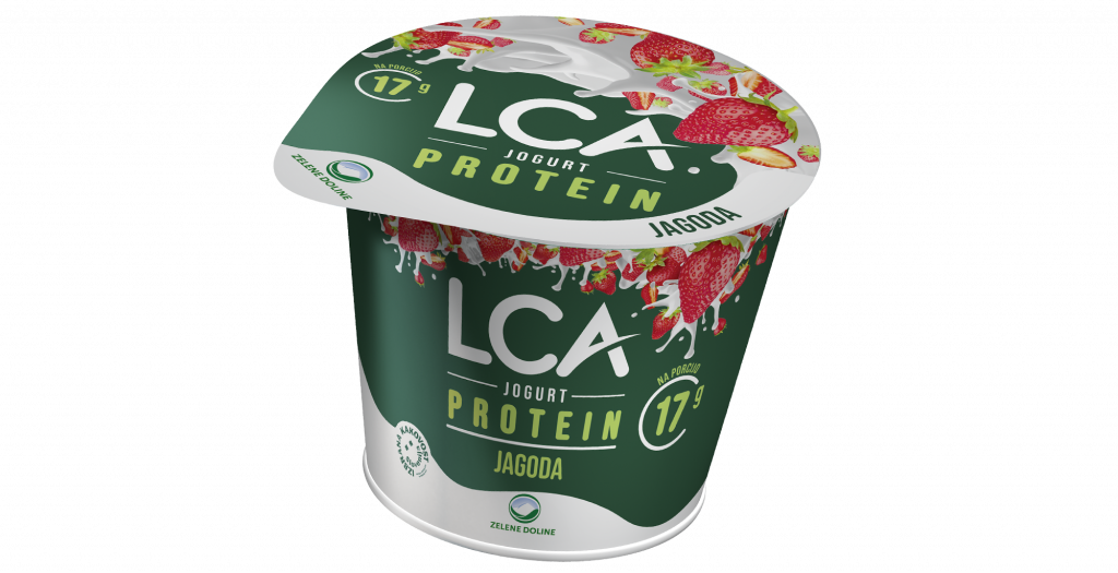LCA PROTEIN jogurt z visoko vsebnostjo beljakovin jagoda