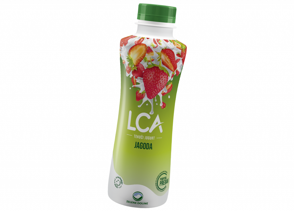 LCA tekoči jogurt jagoda
