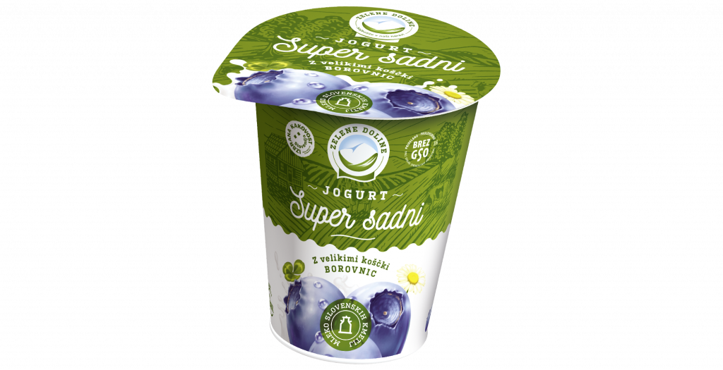 SUPER sadni jogurt borovnica