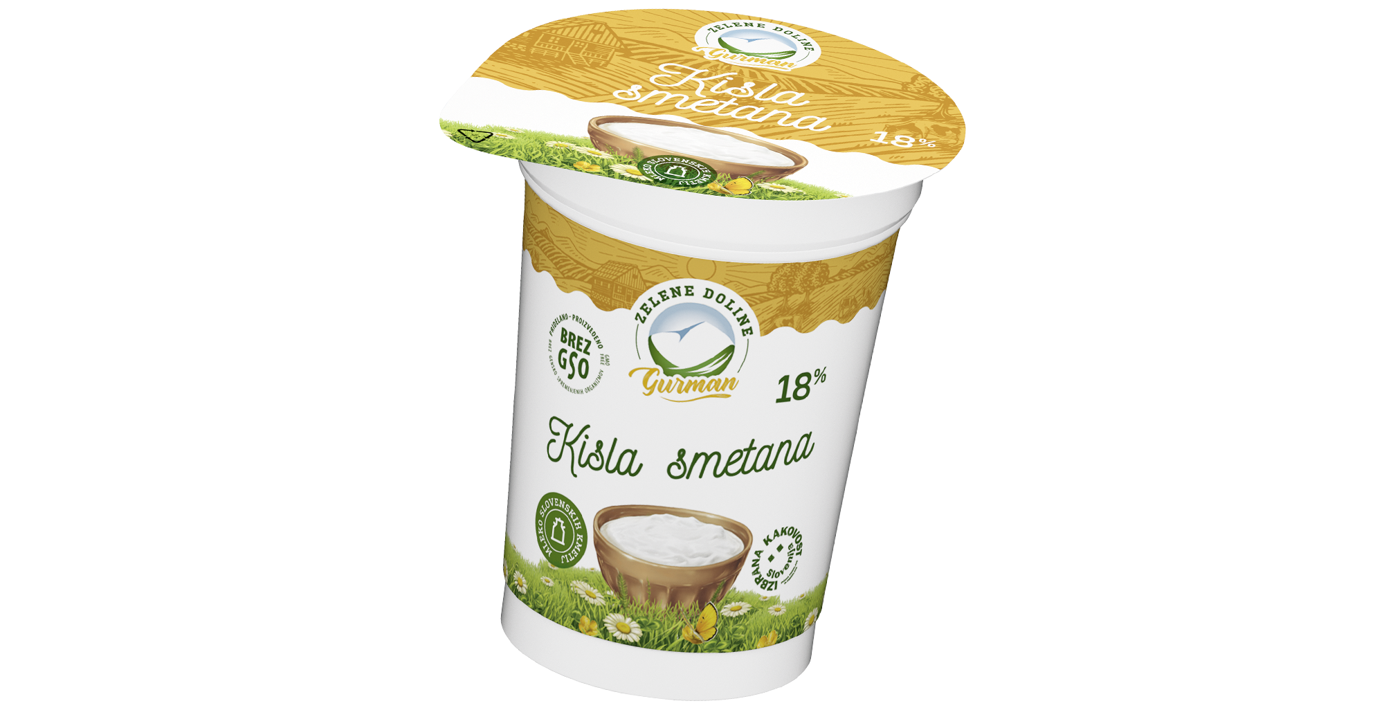 Kisla smetana 20% - Pilos - 180g