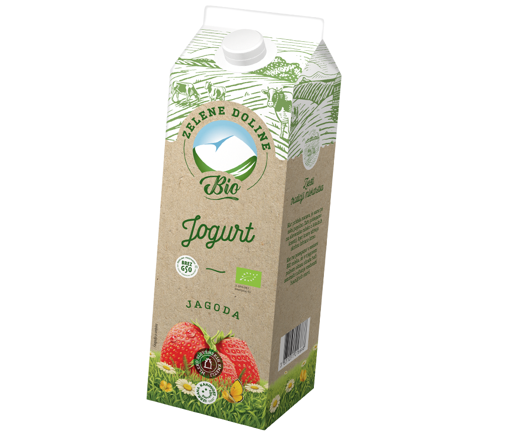 BIO tekoči jogurt jagoda