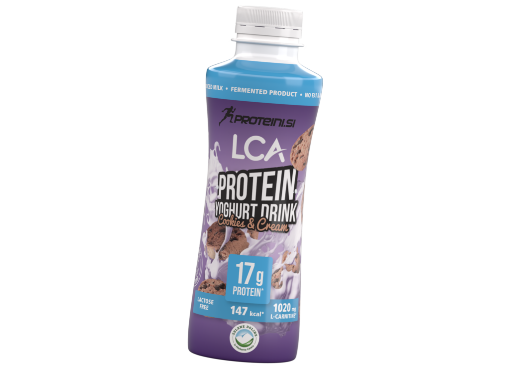 LCA PROTEINI.SI jogurtov proteinski napitek Cookies & Cream
